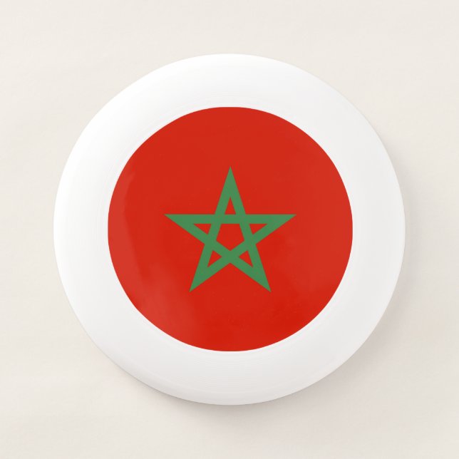 Morocco flag Wham-O frisbee (Front)