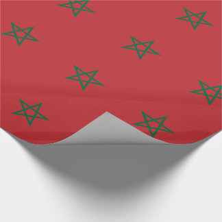 Morocco Flag Wrapping Paper