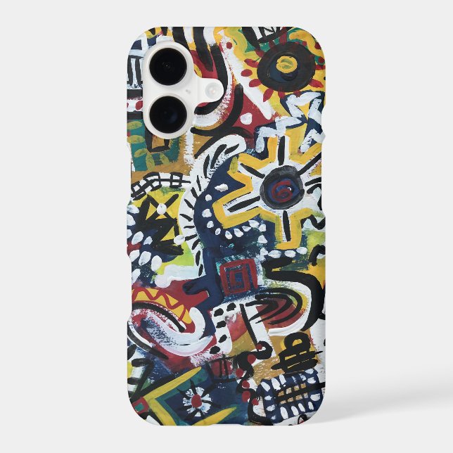 Morocco-Hand Painted Modern Boho Art Case-Mate iPhone Case (Back)