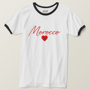 Morocco Heart Pride T-Shirt