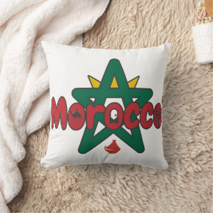 Morocco is a door to history, a tagine of welcome throw pillow