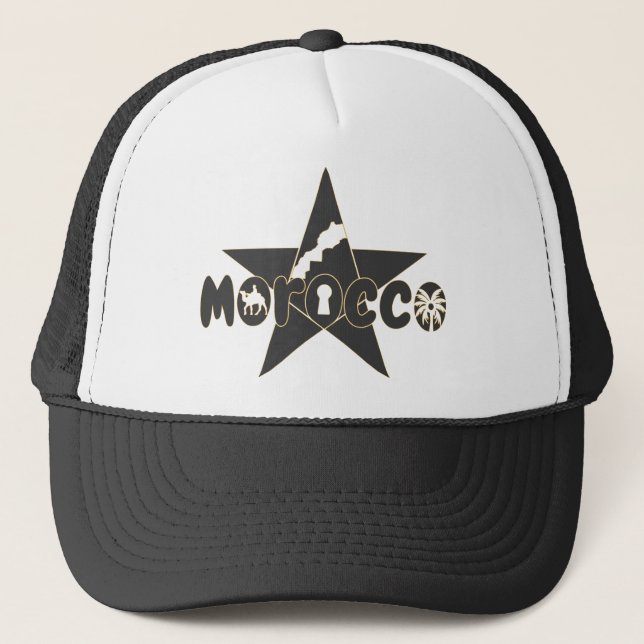 Morocco is home, history, and heart trucker hat (Front)