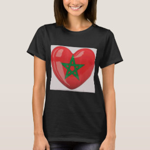 Morocco is my country and is my heart yallah ya L T-Shirt