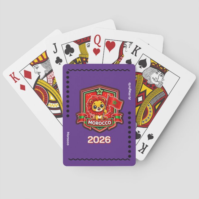 Morocco Kids Poker Cards (Back)