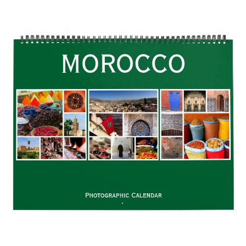 morocco large 2025 calendar