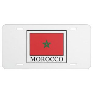 Morocco License Plate