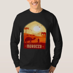 Morocco Love Africa Sun Camels T-Shirt