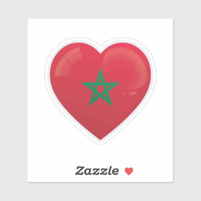 Morocco Love Icon Sticker (Sheet)