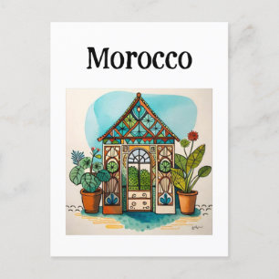 Morocco Marrakech Postcard