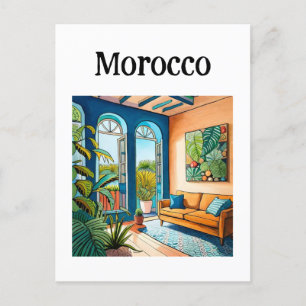 Morocco Marrakech Postcard