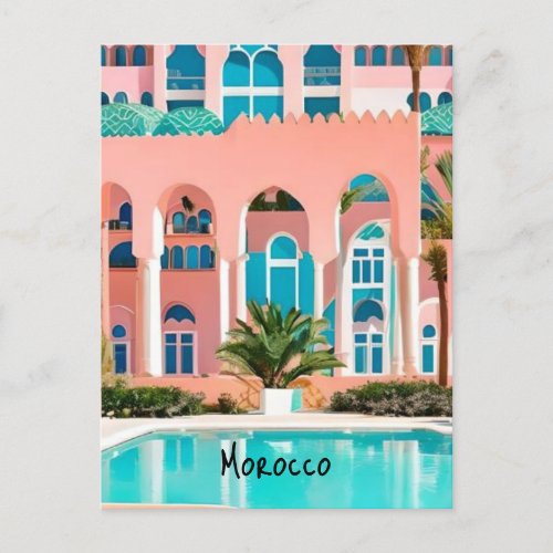 Morocco Marrakech Postcard