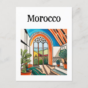 Morocco Marrakech Postcard