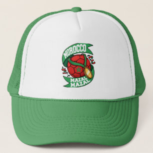 Morocco Mazal Mazal Football Fan Moroccan Soccer Trucker Hat