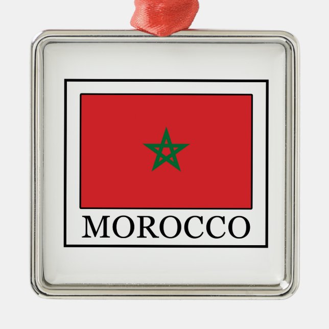 Morocco Metal Ornament (Front)