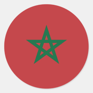 Moroccan Flag Stickers | Zazzle