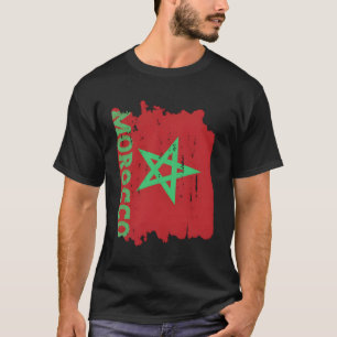 Morocco Moroccan Flag Morocco Pride T-Shirt