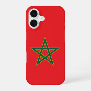 Morocco Moroccan Flag Soccer Football Lover iPhone 16 Case