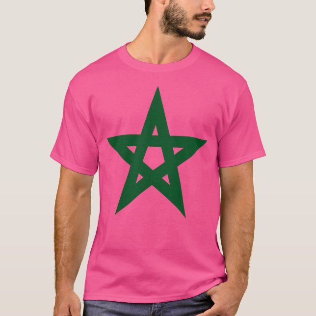 Morocco  Moroccan Flag T-Shirt (Front)