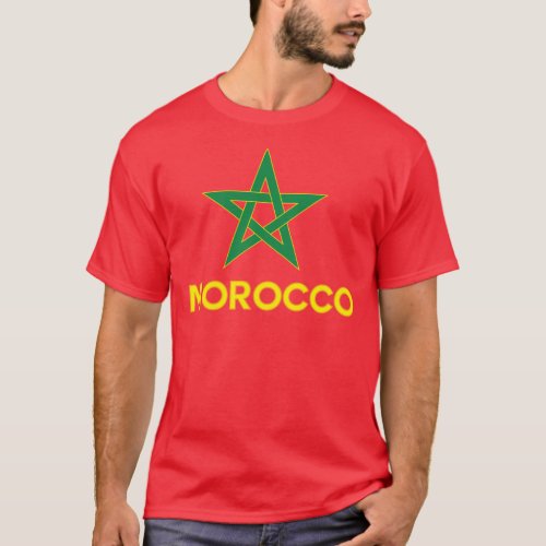 Morocco _ Moroccan Flag T_Shirt