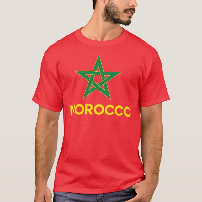 Morocco - Moroccan Flag T-Shirt (Front)