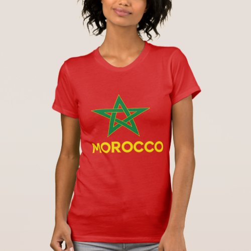 Morocco _ Moroccan Flag T_Shirt