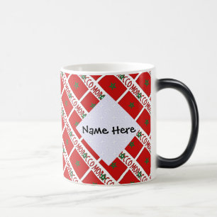 Morocco Moroccan Flag Tiled Personalized Name Color Morph Mug