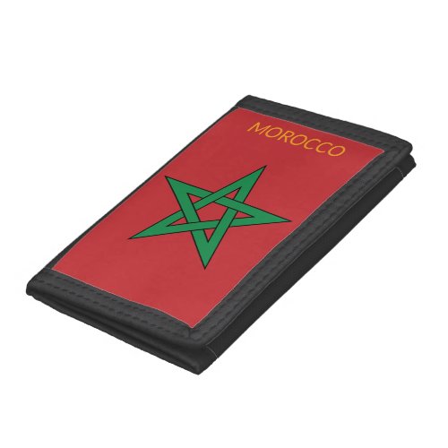 Morocco _ Moroccan Flag Trifold Wallet