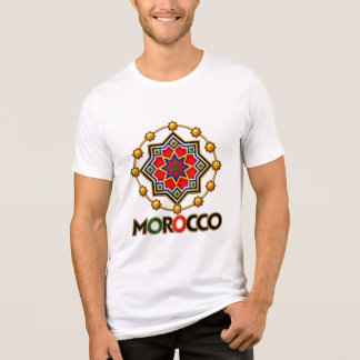 Morocco Moroccan Geometric Star Travel Tri-Blend Shirt