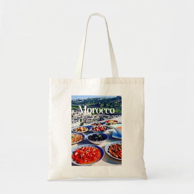Morocco  | Moroccan | Moroccan Food | Morocco trip Tote Bag (Front)