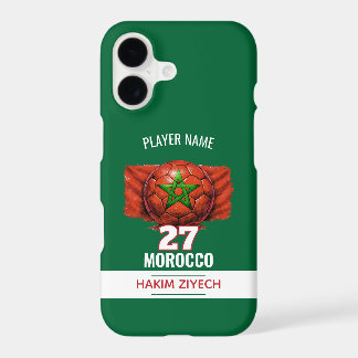 Morocco National Football Flag Heritage Soccer iPhone 17 Case