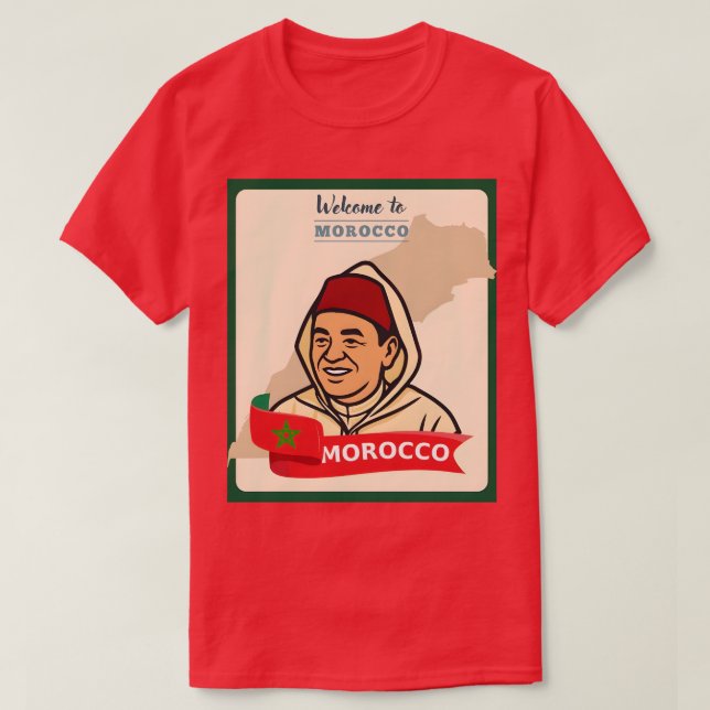Morocco National Football Team (Atlas Lions) 2025 T-Shirt (Design Front)