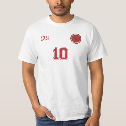 Morocco National Football Team Soccer Retro T_Shirt