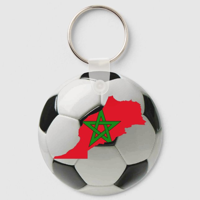 Morocco national team keychain (Front)
