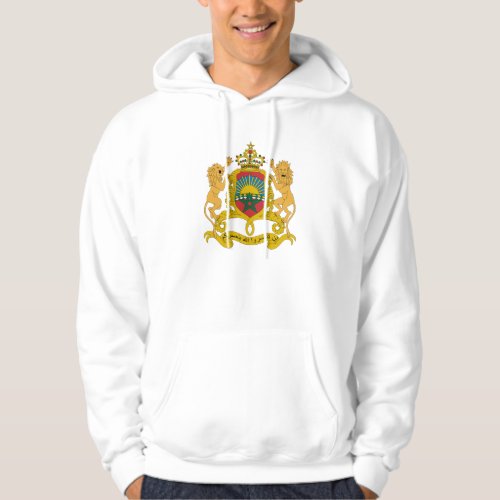 Morocco Official Coat Of Arms Heraldry Symbol Hoodie