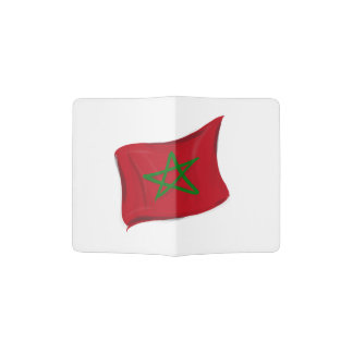 Morocco on transparent background passport holder