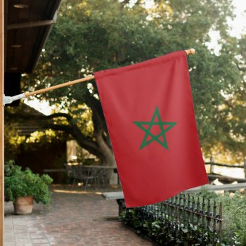 Morocco Outdoor Flag by Jeffreyw at Zazzle