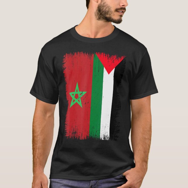 Morocco Palestine T-Shirt (Front)