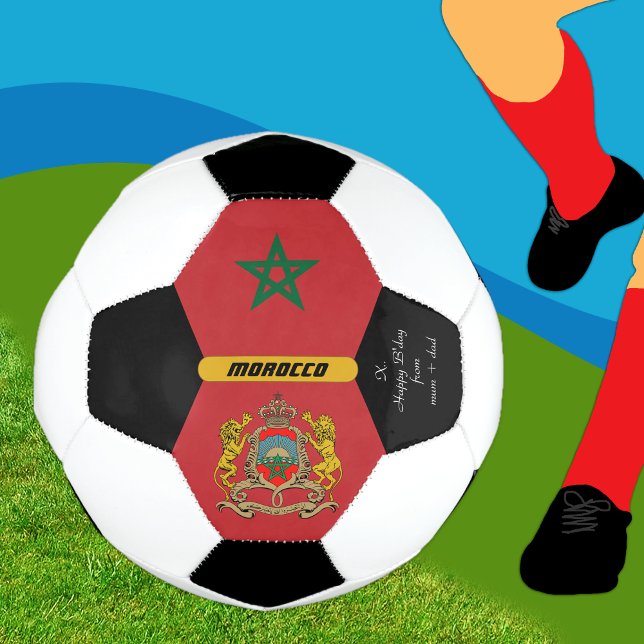 Morocco Personalized, Flag, Photo Soccer Ball (Creator Uploaded)