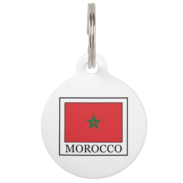 Morocco Pet ID Tag (Front)