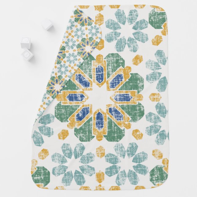 Morocco - Pond Baby Blanket (In Situ)