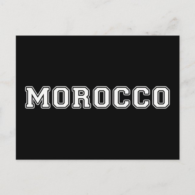 Morocco Postcard (Front)