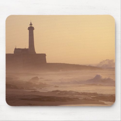 Morocco Rabat Lighthouse at sunset with Mouse Pad