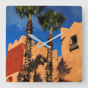 Morocco Resort Exterior Square Wall Clock