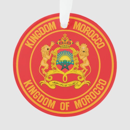 Morocco Round Emblem Ornament
