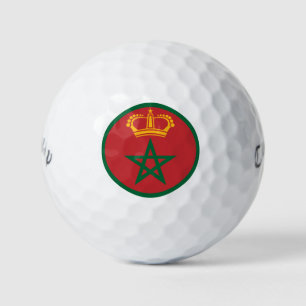 Morocco roundel country flag symbol army military  golf balls