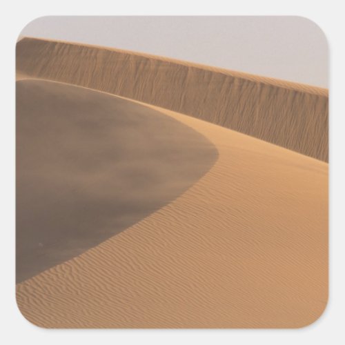 Morocco Sand Dunes Draa Valley Square Sticker