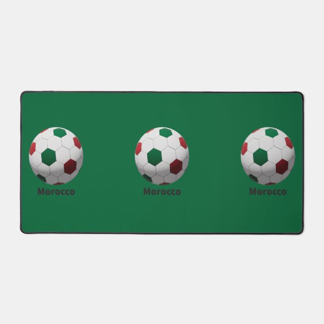 Morocco Soccer Desk Mat (Front)