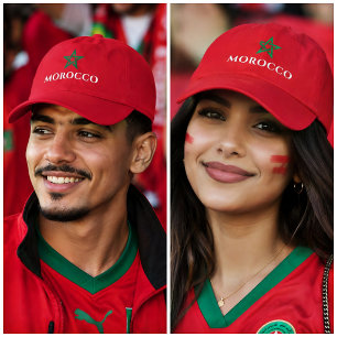 Morocco Soccer Football Fan Hat