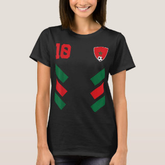 Morocco Soccer Jersey Morocco Football Morocco  T-Shirt