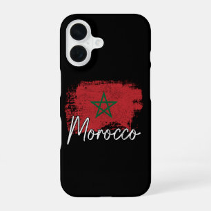 Morocco soccer lover gift Maroc Flag Morocco Moroc iPhone 16 Case